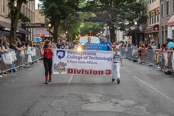 Penn College was among the parade's division sponsors.
