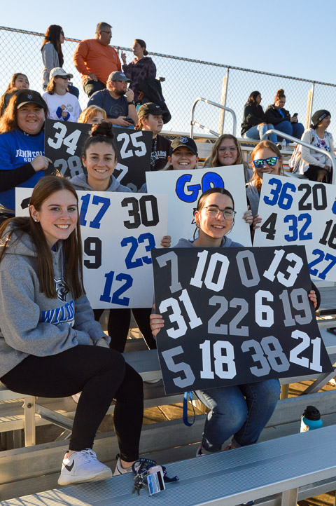 Softball teammates turn out to support their 