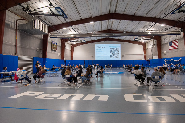 The Field House offers ample space for the experiential learning opportunity.