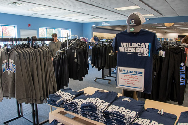 The College Store sees a steady stream of Wildcat Weekend customers ready to wear Penn College pride on their sleeves.