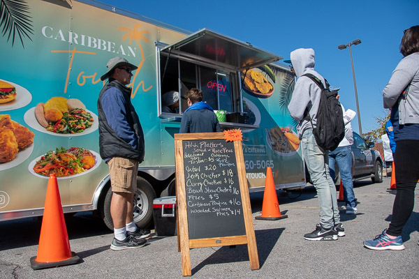 Four food trucks provided sustenance throughout Saturday afternoon’s activities.