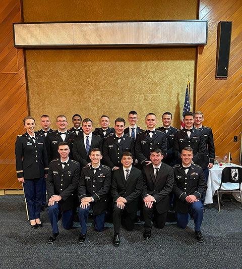 Cadets were afforded a formal 