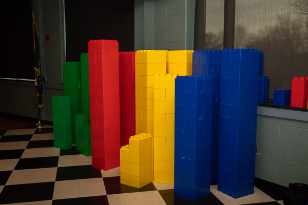 Giant bricks provide the raw material for larger-than-life play ...