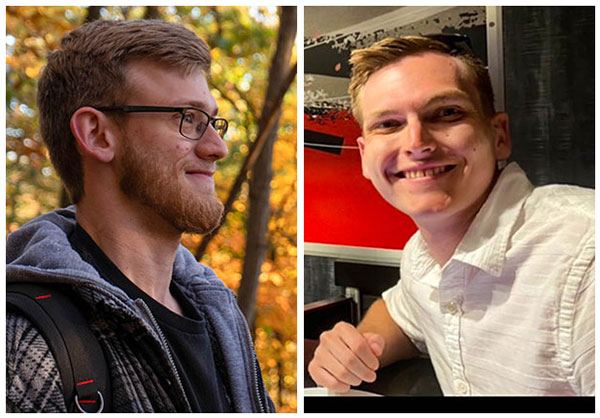 Pennsylvania College of Technology alumnus Darren J. Leh (left), of Fleetwood, published the Out2Eat restaurant-searching app with fellow alum Andrew E. Young, a Hollidaysburg native currently residing in Watsontown. (Photos provided)