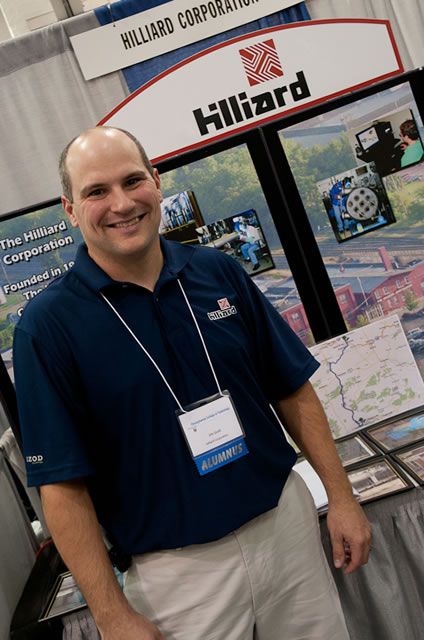 James Gold, a 1997 Penn College welding graduate, now employed by Hilliard Corp.