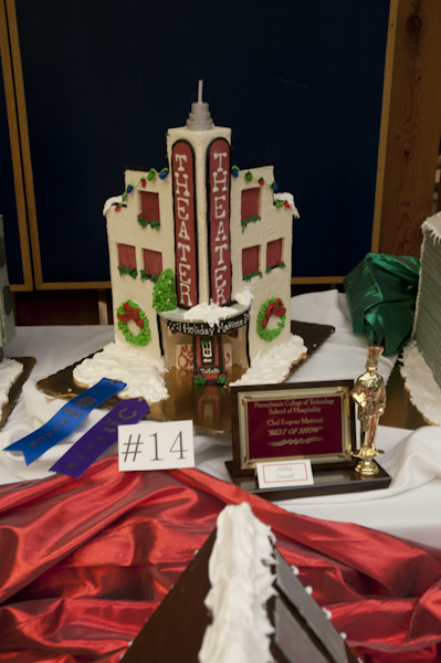 Best of Show went to a chocolate creation called The Uptown Theater.