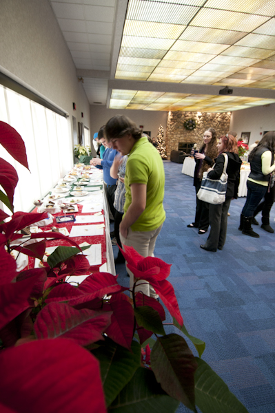 The Food Show draws observers to see School of Hospitality students elegantly constructed final projects.