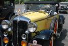 Showcased in the afternoon sun is this 1931 Chrysler, among the vehicles displayed outside CAL