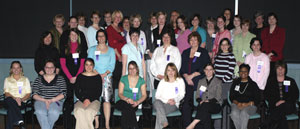 Many of the night's honorees gather for a group photo in Penn's Inn