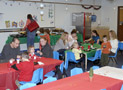 Families enjoy refreshments and socializing with children and their classmates