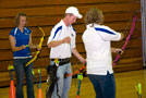 Archers Lindsey Fackler, Glen Thomas and Cheryl Brooks step up