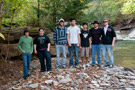 From left are students Michael S. Fischer, Renee E. Smith, Benjamin D. Rubinstein, Michael R. Perkins, Nicholas J. Krupka, Ian F. Krizner and Cory D. Karges