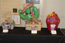 Baskets on display in Campus Center