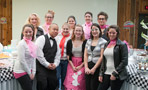 Students in the Pastry Food Show and Buffet Presentation course planned, prepared and served the buffet