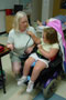 A heartfelt checkup for Brenda L. Kropp, special needs assistant at the Children's Learning Center