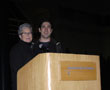 College President Davie Jane Gilmour and Student Government Association President Andrew S. Wisner