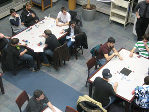 Mixed Nuts Casino offers a variety of games to kick off Madigan Library's extended hours.