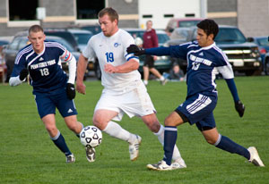 Coleby Frye, in action against Penn State York.