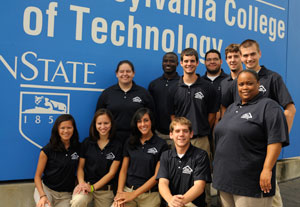 The staff of College West Apartments