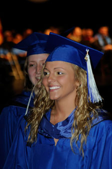 Akacia Klick, at May commencement