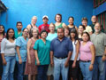 The Penn College contingent gathers with faculty and staff from La Escuelita
