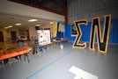Fraternities' educational displays
