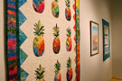 A pineapple quilt, fashioned by Barbara A. Danko, retiring as alumni relations director