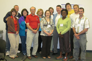 Williamsport Area School District was represented at the Governor%E2%80%99s Institute for Career Education and Work by, from left, Kevin Choate, Susan Hunsinger, Barbara Rizzo, Ted Piwowar, Carol Watson, Michelle Bennett, Cindy Schuyler, Don Adams, Charisse Sick, Seth Decker, Brandon Pardoe and Marc Berry.