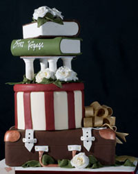 The Grand Prize in the CalJava Wedding Cake Competition at Pennsylvania College of Technology was awarded to Erin E. Brown, of Lock Haven.