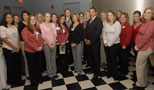 About 20 nursing students attended the talk by Secretary Johnson