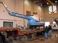 Donated Boeing helicopter delivered to Montoursville hangar