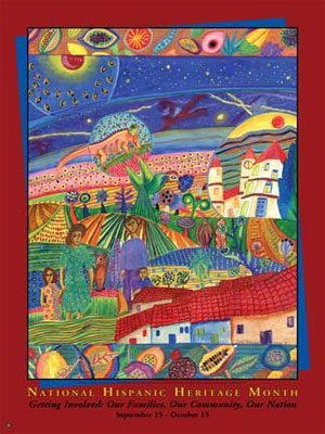 National Hispanic Heritage Month will be observed from Sept. 15-Oct. 15.