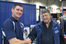 ... with Jake V. Handyside, a former student in the HVAC associate-degree major, representing Handyside Plumbing, Heating and Air Conditioning