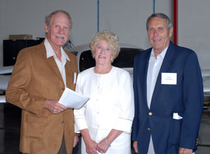 Honorary directors in attendance are, from left, David L. Stroehmann, Charline M. Pulizzi and Thomas W. Dempsey.