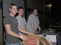 Student organizers serve up pizza, other treats