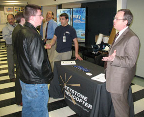 Keystone Helicopter among exhibitors at Aviation Career Expo.