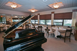 The redecorated Le Jeune Chef restaurant has adopted a nature-inspired, earth tone d%C3%A9cor %E2%80%93 designed by Lenore G. Penfield, director of special events and The Gallery at Penn College %E2%80%93 to match its menu-planning efforts.