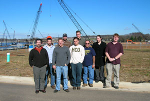 Students and faculty from Pennsylvania College of Technology visited Loiederman Soltesz Associates%E2%80%99 National Harbor Project in 2006. Three alumni from the group are now employed by the company, and two students still at Penn College have served as interns for the firm.