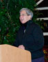 Penn College President Davie Jane Gilmour presides over the card-lighting ceremony