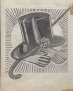 The original pencil sketch of the 'Millionaires' logo, chosen in honor of Williamsport's lucrative lumbering days.