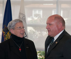 President Davie Jane Gilmour and U.S. Rep. Glenn 'G.T.' Thompson