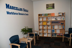 Thursday ceremonies officially opened The Marcellus Shale Workforce Resource Center at Penn College.