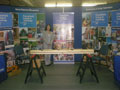 Melissa M. Stocum, at the Natural Resources Management booth