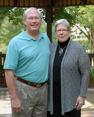 Penn College Education Association President James E. Temple with Pennsylvania College of Technology President Davie Jane Gilmour.