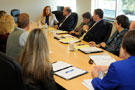 Penn College Governance representatives meet with Penn State Faculty Senate officers