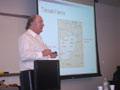 Steven R. Parker, during his Madigan Library presentation on tribal experiences