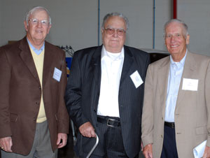 Founding foundation members include, from left, Peyton D. McDonald, George E. Logue Sr. and William D. Davis Sr.