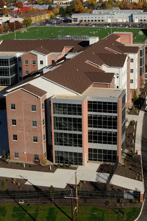Dauphin Hall, a new on-campus student housing facility, opened in Fall 2010 at Pennsylvania College of Technology.