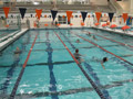 On survival manuevers, Bison Battalion fills the Bucknell University pool