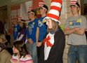 Wildcats in Hats celebrate the late Theodore Geisel's birthday with Sheridan Elementary School pupils